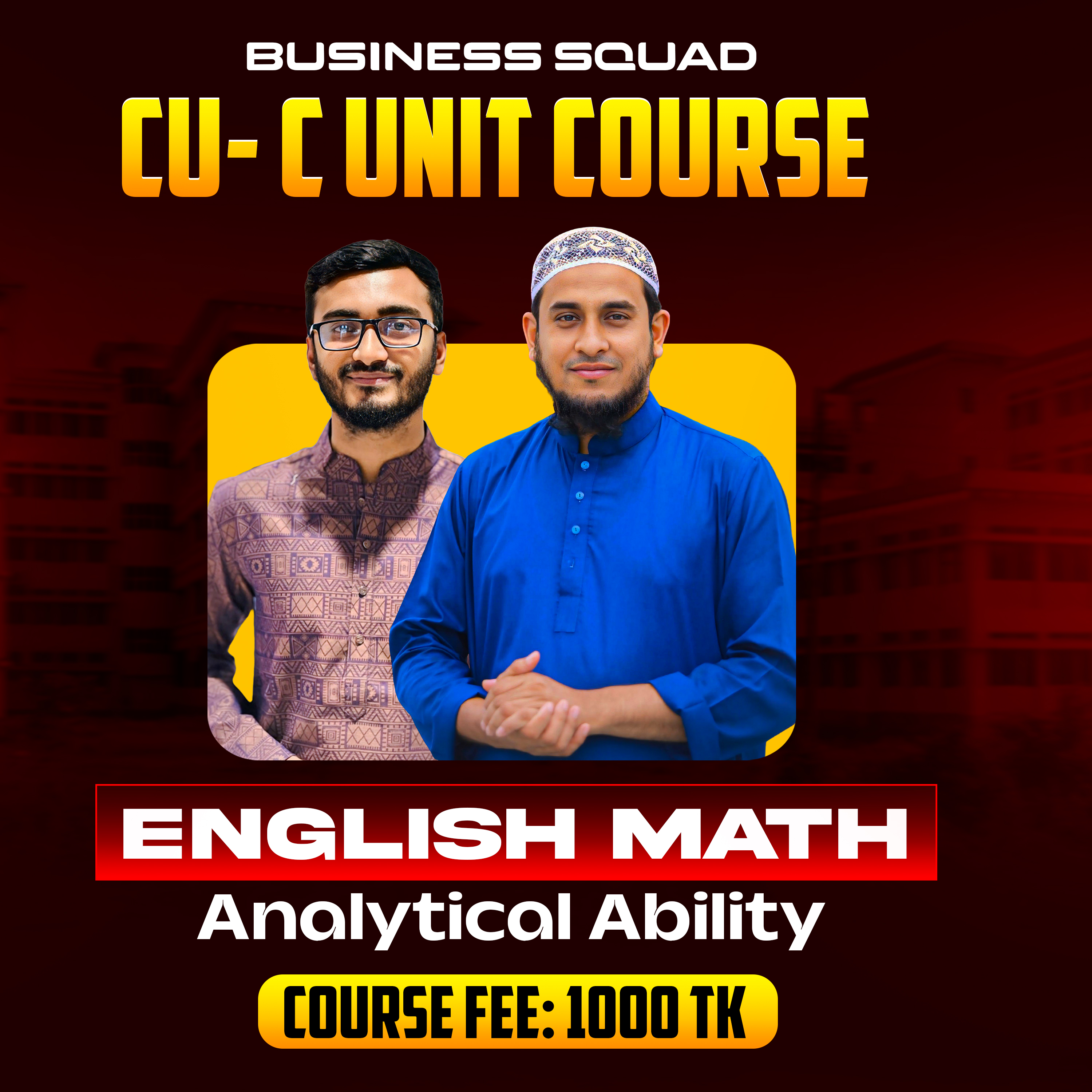 CU- C Unit Special Batch (Jnu Math Course)- Business Squad